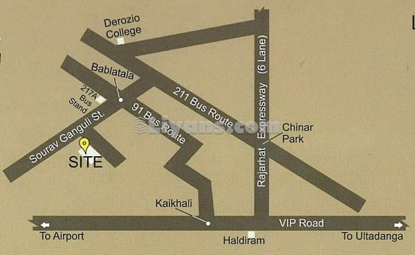 Location Map of Yashdeep Apartment